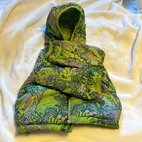 Patagonia Baby Reversible Down Sweater Hoody Insulated Jacket   6-12 monts - Picture 12 of 12